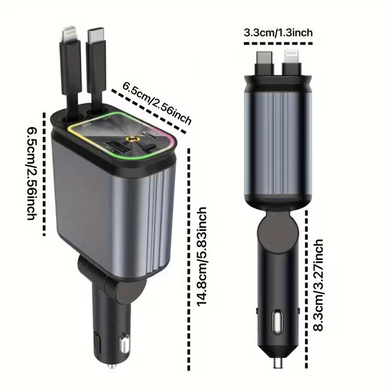 Flexible Wire Car Charger